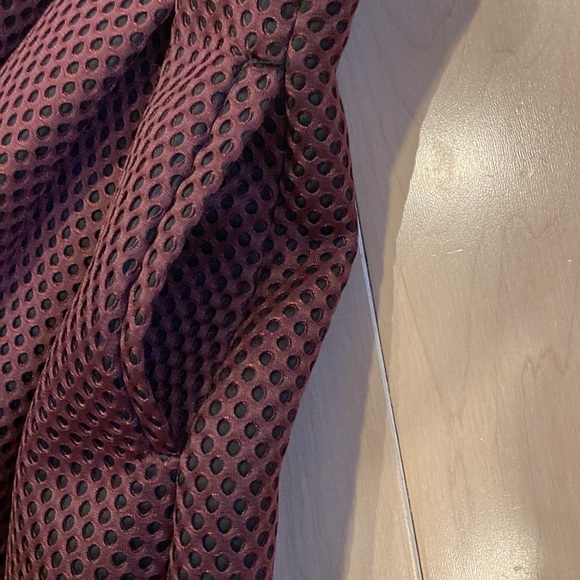 Maje Burgundy Midi Skirt - Picture 10 of 13